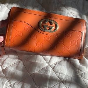 Gucci Guccissima Leather Sukey ZIP around Wallet
